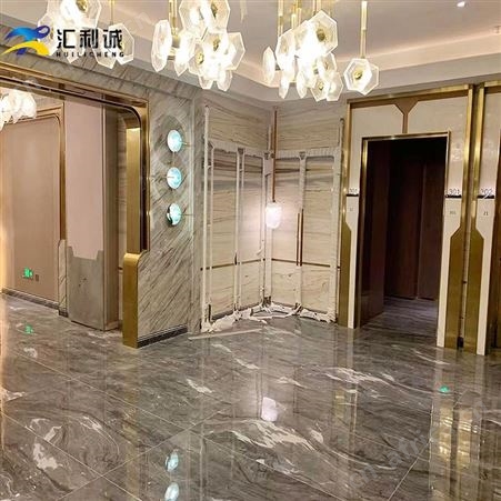 玫瑰金商场酒店装饰场所不锈钢屏风定制工程多款式风格