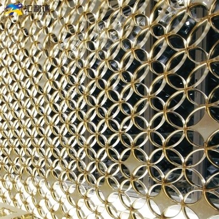 揭阳酒店餐厅屏风隔断定制玫瑰金屏风隔断定制厂家