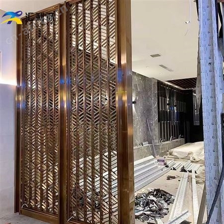 会所/KTV酒吧不锈钢金色装饰制品工程 异型金属非标定制