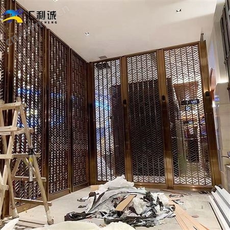 异型不锈钢屏风定做 欧式金属隔断五星级酒店/娱乐场所装饰工程