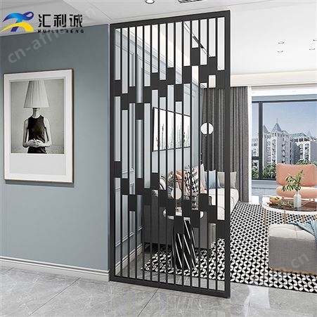 珠海长虹不锈钢玻璃屏风组合玻璃屏风 黑色屏风批发