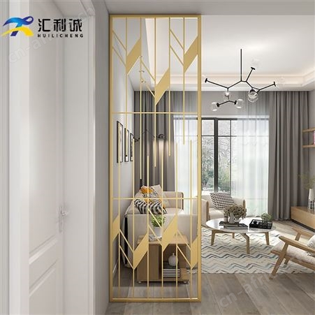 清远酒店大堂中式屏风隔断 镂空激光屏风定制