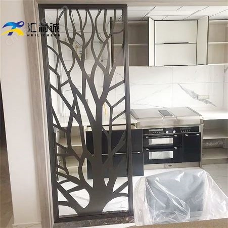 佛山厂家定制工程别墅不锈钢轻奢屏风金属屏风批发