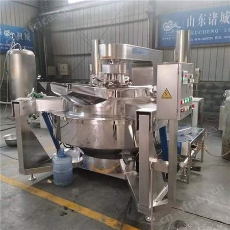 花生酥电磁炒糖机 全自动大型休闲食品厂熬糖机 花生酥糖行星炒锅机器