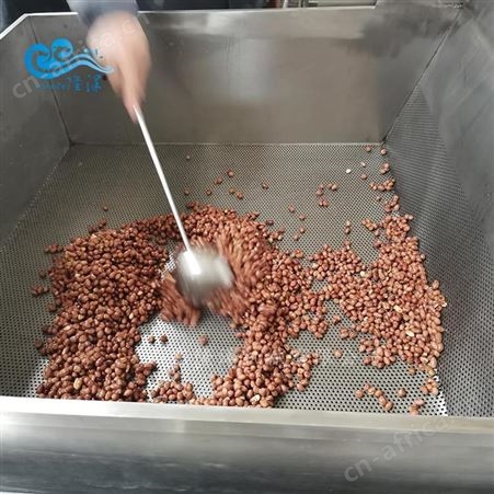隆泽商用燃气坚果油炸机 水果糖腰果熬糖流水线 花生蚕豆裹糖加工生产设备