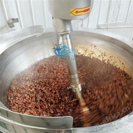隆泽大型米线调料炒料锅 商用螺蛳粉料炒锅 全自动麻辣藤椒底料搅拌炒锅