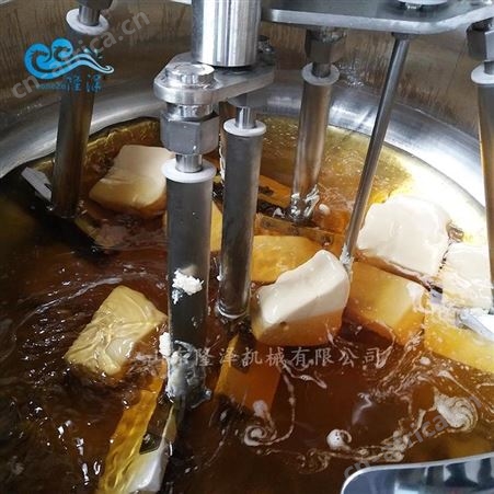 隆泽多爪燃气炒酱生产线 厨房豆瓣酱熬酱锅 商用香菇酱料夹层锅厂家
