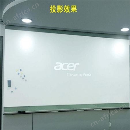 定做玻璃白板挂式教学黑板培训办公写字板 亚光投影玻璃白板