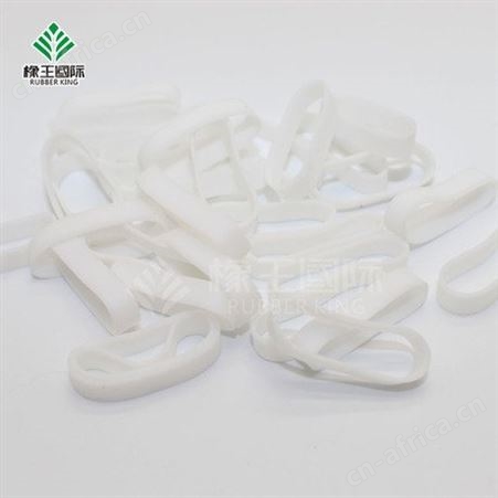 生产厂家批发白色橡皮筋 耐高温橡皮筋  硅胶数据线专用扁皮筋