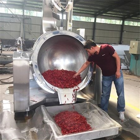 全自动电磁玫瑰馅料炒锅 多功能面包糕点馅料搅拌锅不粘锅   燃气行星搅拌炒锅