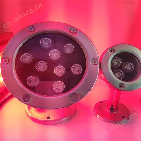 盖香云led七彩喷泉水底灯鱼池灯水景灯