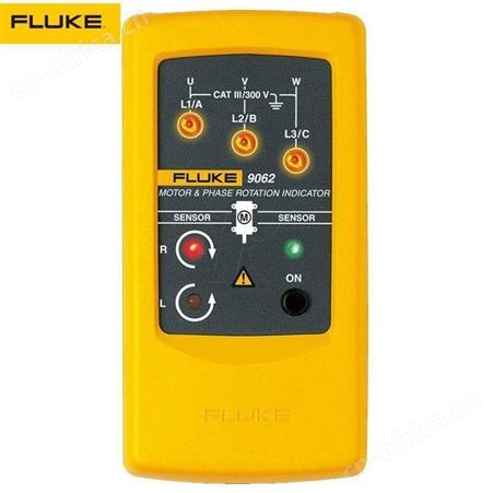 福禄克相序表 Fluke 9062 马达与相序旋转指示仪/非接触式相序表