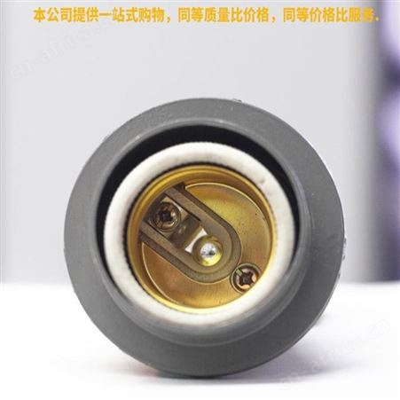 盖香云吊灯头小三通耐热防水灯头E27螺口陶瓷内胆保温灯头