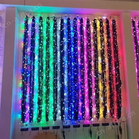 盖香云LED闪灯串灯满天星户外防水霓虹灯装饰灯透明线288灯