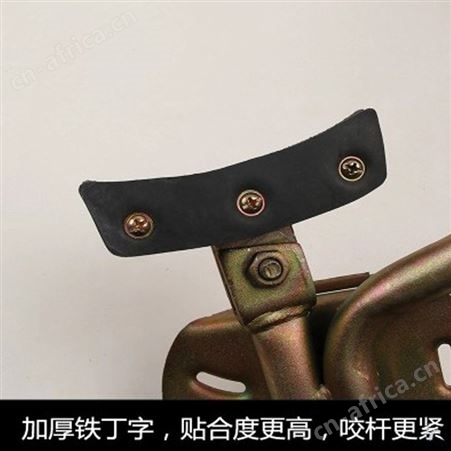 水泥杆脚扣电工国标加厚型脚扣通信铁鞋新款脚爬脚扣铁鞋爬杆专用