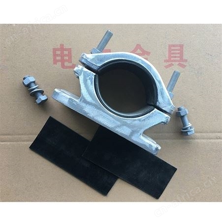 JGPD型电缆夹具铝合金抱箍电缆固定夹固定金具电缆固定夹双线