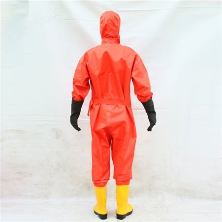 惠鑫半封闭防化服连体阻燃抗刺穿靴抢救救援服耐酸碱二级