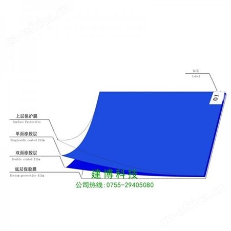无尘室粘尘垫 防静电防尘门口除尘粘尘垫 26*45尺寸