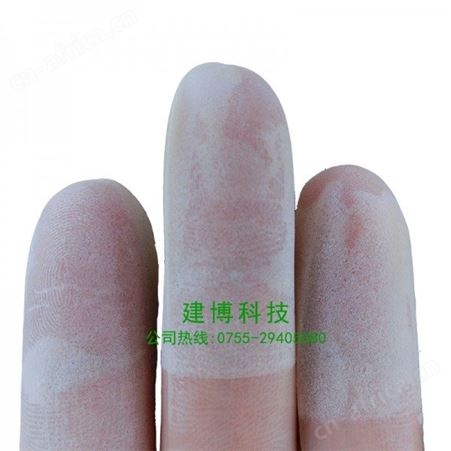 乳胶磨砂透明指套 防静电点钞防滑无尘防水手指套