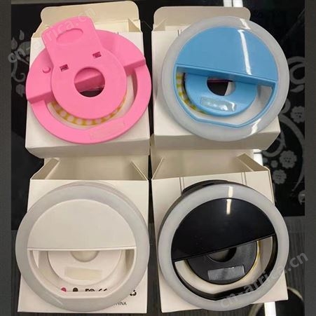 迷你LED闪光灯 美颜主播自拍灯 礼品logo制定 手机补光灯充电款