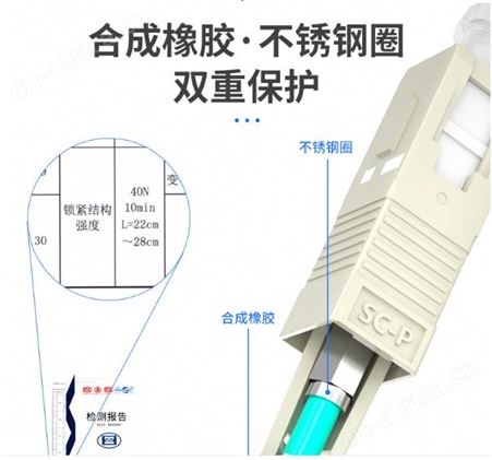 烽火多模多芯万兆工程电信级5/10/20米按对卖连接收发器光模块