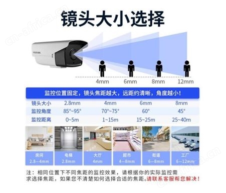 海康威视臻全彩400万高空抛物摄像机DS-2CD3T47WD-PW