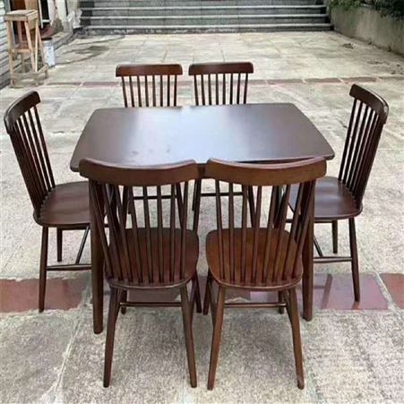 实木餐桌椅组合 圆形定制餐桌椅厂家 餐桌椅生产厂家 旭峰家具 现货供应