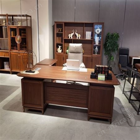 实木办公家具 简约现代大办公组合 实木家具组合 旭峰家具 现货供应