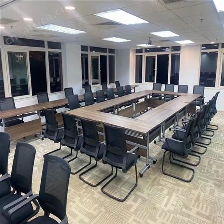 两人位培训桌 板式简约培训桌 办公家具 旭峰家具 现货供应