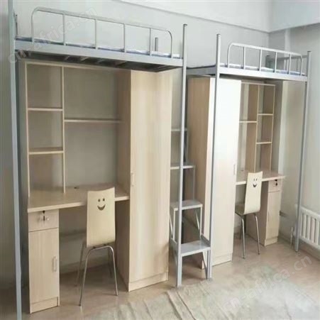 员工高架床组合 上下床生产厂家 学生公寓床组合 旭峰家具 现货供应