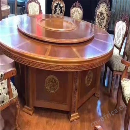 餐桌 旭峰家具 铁艺实木餐桌 餐桌生产厂家