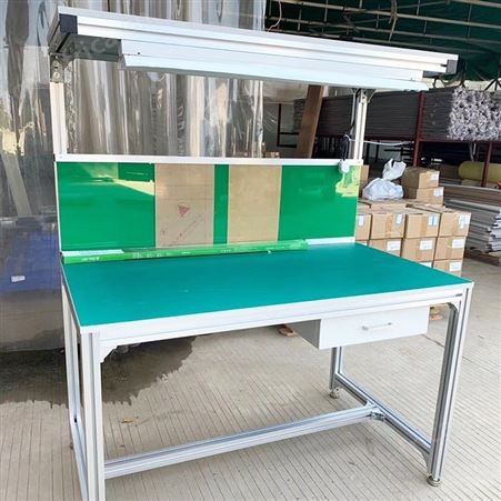 厂家定制不锈钢工作台防静电工作台精益管工作台操作台打包带批发