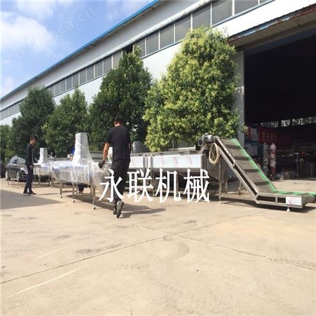 永联全自动生蚝毛辊清洗机设备 全壳生蚝去泥清洗设备
