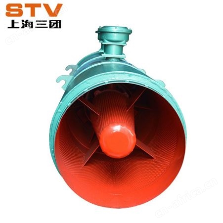 隔爆型矿用风机 三团 FBD-NO7.5FBD防爆压入式对旋轴流局部通风机2*55KW