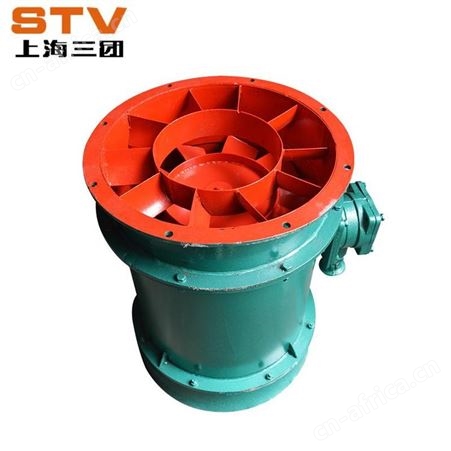YBT/FBY-22KW矿用隔爆轴流式局部通风机YBT62-2防爆排风机三团