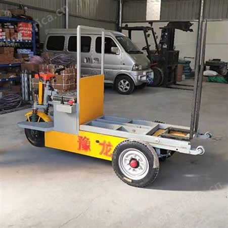 豫龙建筑工地电动运砖车 自动装卸背砖机 电动叉砖搬运车