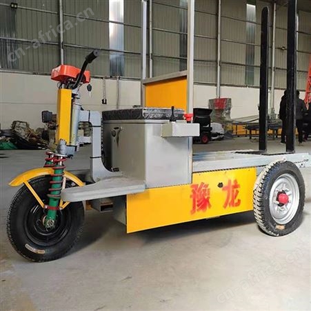 豫龙建筑工地电动运砖车 自动装卸背砖机 电动叉砖搬运车