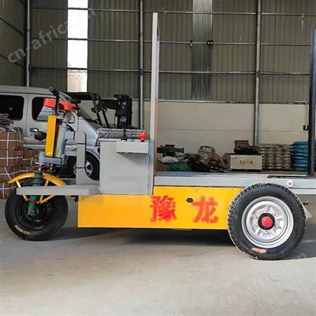 豫龙建筑工地电动运砖车 自动装卸背砖机 电动叉砖搬运车