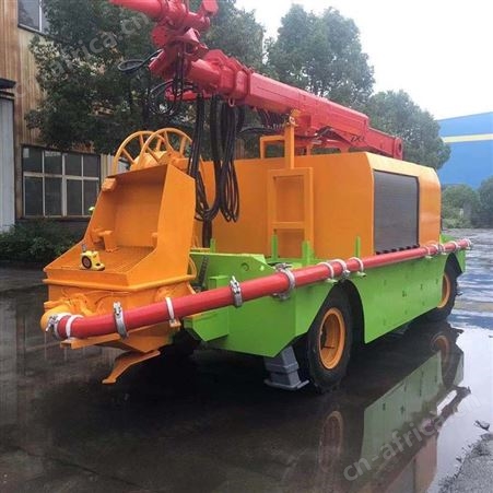 工程底盘湿喷台车 机械手湿喷机 隧道湿喷机械手