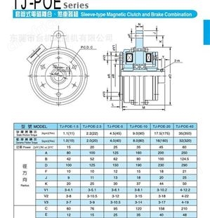 中国台湾天机牌电磁离合器DC24V 干式单板电磁离合器厂家批发