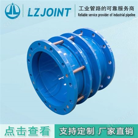 B2F良众管路伸缩接头输油输气双法兰伸缩器0.6PN压力广安厂家