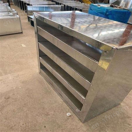 山东扬兴生产 静压箱 消声器 消声百叶窗防雨百叶
