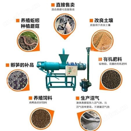 腾拓干湿固液分离机 小型固液分离机 粪便干湿分离机 猪粪干湿分离机鸡粪牛粪固液分离机畜禽粪便脱水机养殖场环保设备