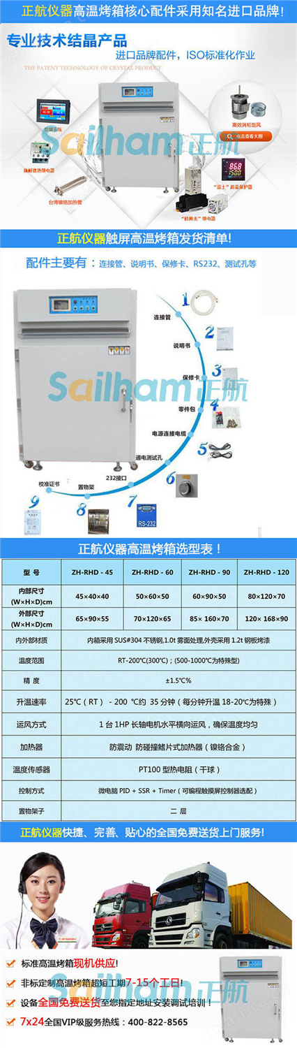 生产型高温烤箱