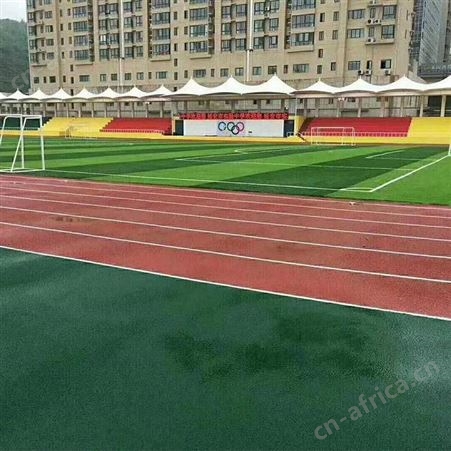 昆明透气型塑胶跑道材料透气型塑胶跑道面层施工