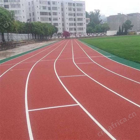 塑胶跑道学校操场杭州13mm透气型跑道预制型跑道EPDM场地
