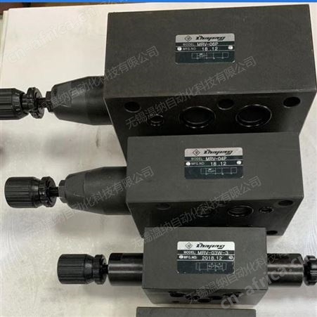 叠加式节流阀MSA-02-X，MSA-02-Y，MSA-03-X温纳液压阀