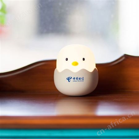 红素蛋壳鸡硅胶拍拍小夜灯 创意起夜婴儿喂奶灯不倒翁卡通床头小夜灯定制 300个起订不单独零售