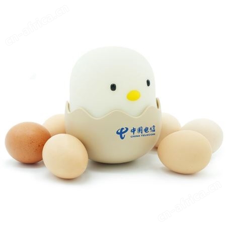 红素蛋壳鸡硅胶拍拍小夜灯 创意起夜婴儿喂奶灯不倒翁卡通床头小夜灯定制 300个起订不单独零售