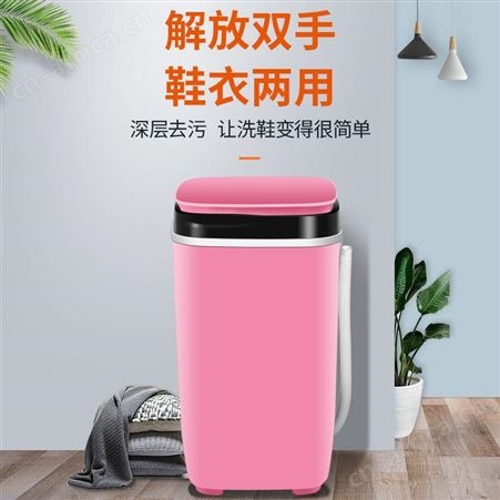 迷你专用洗鞋机家用小型带脱水甩干学生宿舍洗袜子懒人神器大容量